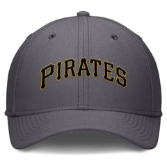 Pittsburgh Pirates Swoosh Performance Flex Hat Gray | Nike