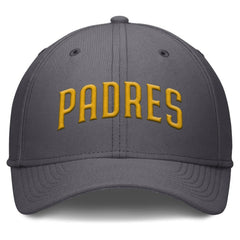 San Diego Padres Swoosh Performance Flex Hat Gray | Nike