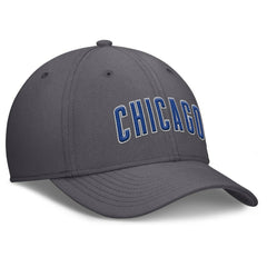 Chicago Cubs Swoosh Performance Flex Hat Gray | Nike