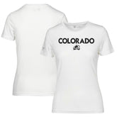 Colorado Avalanche Levelwear Women's Maddox City Capsule T-Shirt White
