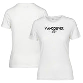 Vancouver Canucks Levelwear Women's Maddox City Capsule T-Shirt White