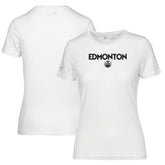 Edmonton Oilers Levelwear Women's Maddox City Capsule T-Shirt White