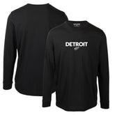 Detroit Red Wings Levelwear Oscar City Capsule Long Sleeve T-Shirt Black