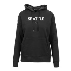 Seattle Kraken Levelwear Women's Adorn City Capsule Pullover Hoodie Black