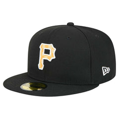 Pittsburgh Pirates Checkered Undervisor 59FIFTY Fitted Hat Black | New Era