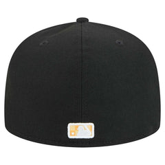 Pittsburgh Pirates Checkered Undervisor 59FIFTY Fitted Hat Black | New Era