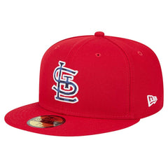 St. Louis Cardinals Checkered Undervisor 59FIFTY Fitted Hat Red | New Era