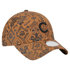 Chicago Cubs Women's Vintage Deco 9TWENTY Adjustable Hat Brown | New Era