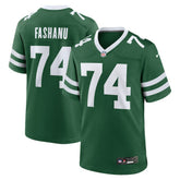 Olu Fashanu New York Jets Player Game Jersey - Gotham Green