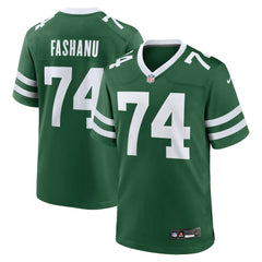 Olu Fashanu New York Jets Player Game Jersey - Gotham Green
