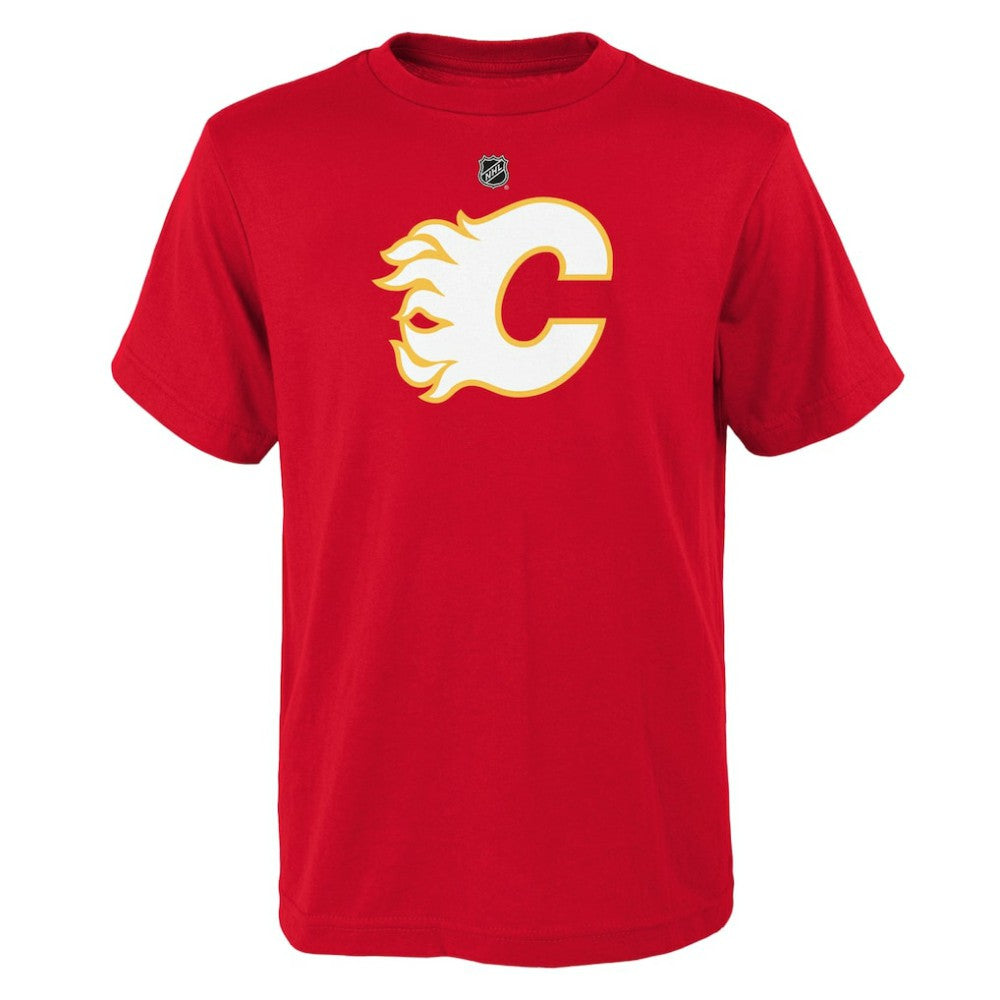 Calgary Flames Youth Primary Logo T-Shirt Red