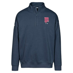 Minnesota Twins Levelwear Murray Core Logo Quarter-Zip Pullover Top Navy