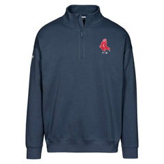 Boston Red Sox Levelwear Murray Core Logo Quarter-Zip Pullover Top Navy