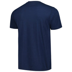 Seattle Mariners Homage Hand-Drawn Logo Tri-Blend T-Shirt Navy