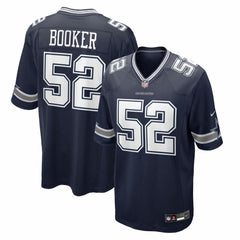 Tyler Booker Dallas Cowboys 2025 NFL Draft First Round Pick Game Jersey - Navy