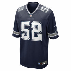 Tyler Booker Dallas Cowboys 2025 NFL Draft First Round Pick Game Jersey - Navy