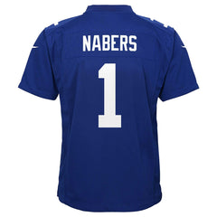 Malik Nabers New York Giants Youth Game Jersey - Royal