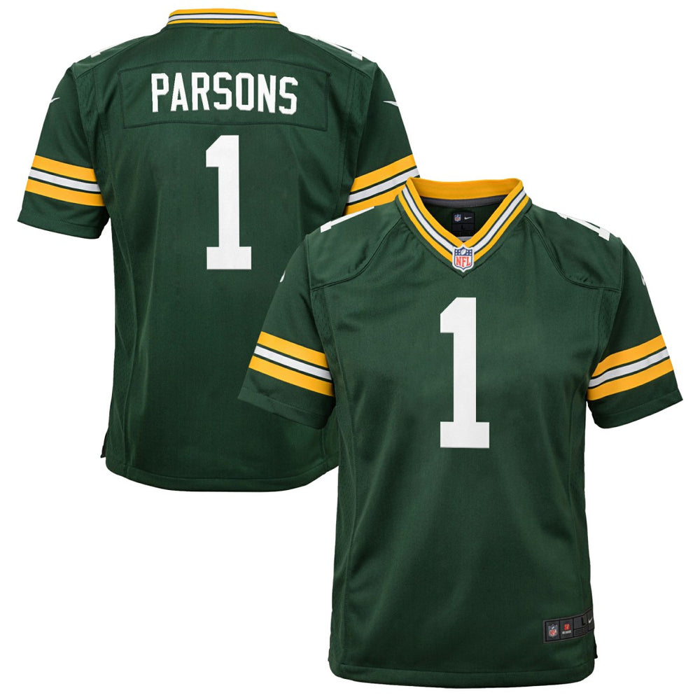 Micah Parsons Green Bay Packers Youth Game Player Jersey - Green