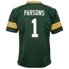 Micah Parsons Green Bay Packers Youth Game Player Jersey - Green