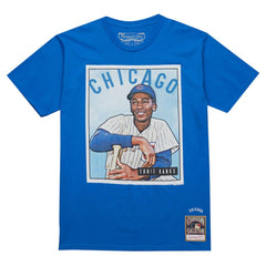 Ernie Banks Chicago Cubs Cooperstown Collection Collectors Connection T-Shirt Royal | Mitchell & Ness