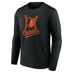 Jackson Holliday Baltimore Orioles Fastball Player Name & Number Long Sleeve T-Shirt Black