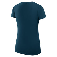 Tampa Bay Rays G-III 4Her by Carl Banks Women's Super-Slim Fit Lightweight Collage Team Graphic V-Neck T-Shirt Navy