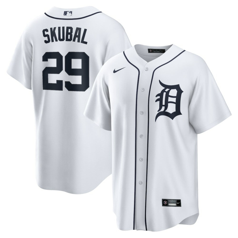 Tarik Skubal Detroit Tigers Home Replica Jersey - White