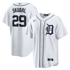 Tarik Skubal Detroit Tigers Home Replica Jersey - White