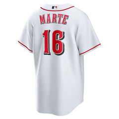 Noelvi Marte Cincinnati Reds Home Replica Jersey - White