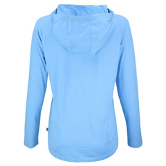 Chicago Cubs Cutter & Buck Women's City Connect Coastline Epic Comfort Eco Recycled Hoodie Raglan Long Sleeve T-Shirt Powder Blue