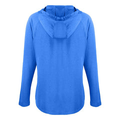 Los Angeles Dodgers Cutter & Buck Women's Cooperstown Collection Coastline Epic Comfort Eco Recycled Hoodie Raglan Long Sleeve T-Shirt Royal