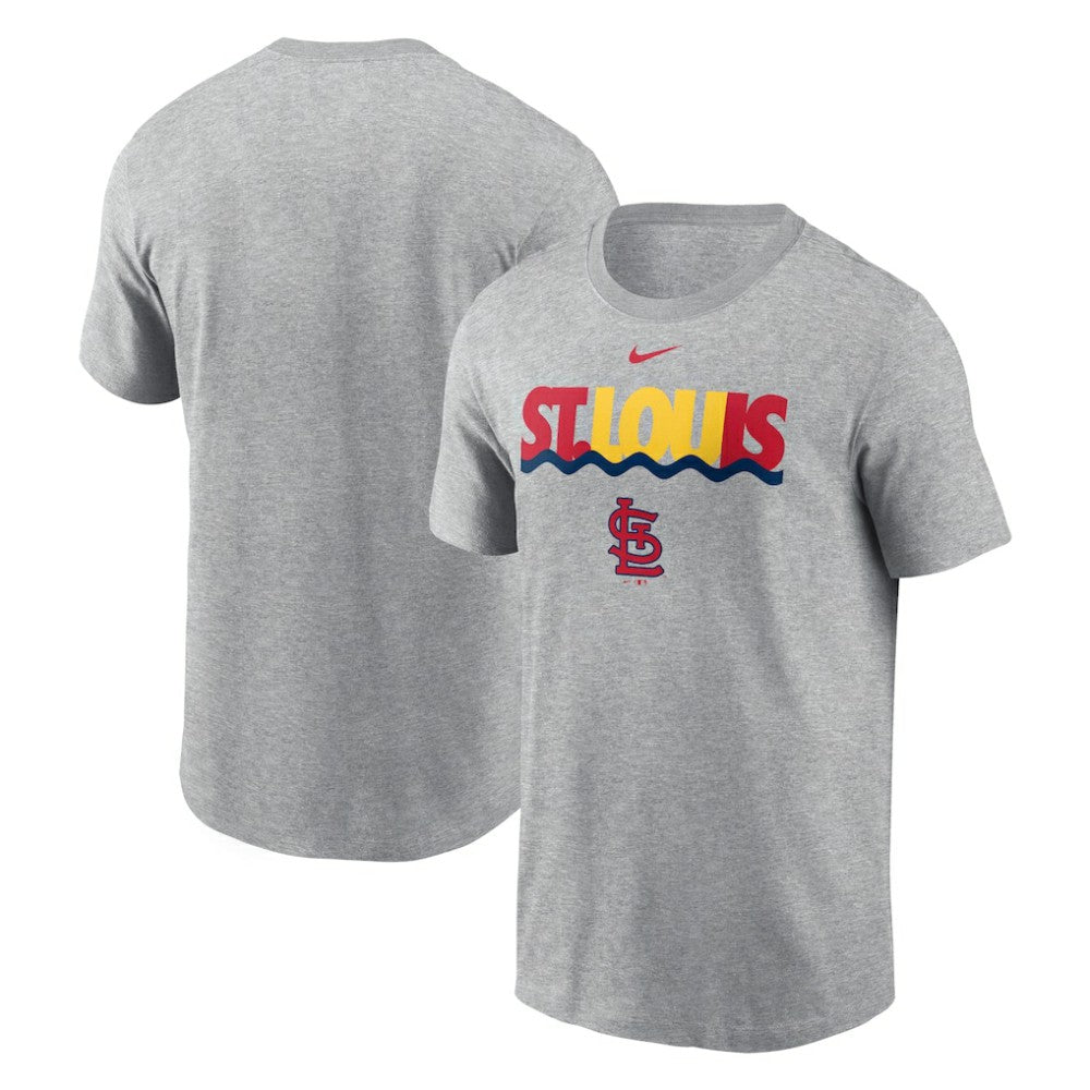 St. Louis Cardinals Local Home Town T-Shirt Heather Charcoal | Nike