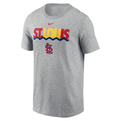 St. Louis Cardinals Local Home Town T-Shirt Heather Charcoal | Nike