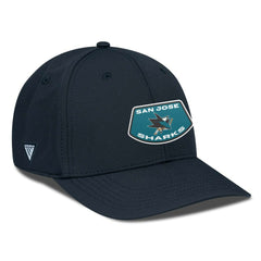 San Jose Sharks Levelwear Rise Skylight Flex Hat Black