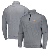 Houston Astros Peter Millar Perth Sugar Stripe Performance Quarter-Zip Top Navy