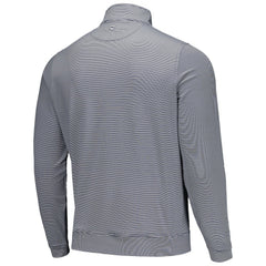 Houston Astros Peter Millar Perth Sugar Stripe Performance Quarter-Zip Top Navy