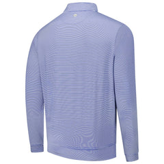 Philadelphia Phillies Peter Millar Perth Sugar Stripe Performance Quarter-Zip Top Royal