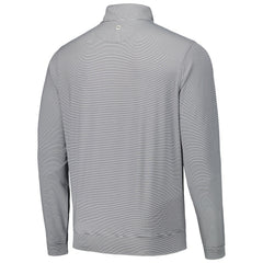 San Diego Padres Peter Millar Perth Sugar Stripe Performance Quarter-Zip Top Black