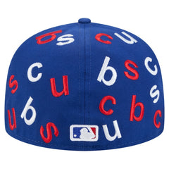 Chicago Cubs Team Confetti 59FIFTY Fitted Hat Royal | New Era