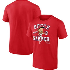 Bryce Harper Philadelphia Phillies Hometown Caricature T-Shirt Red