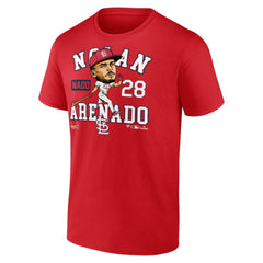 Nolan Arenado St. Louis Cardinals Hometown Caricature T-Shirt Red