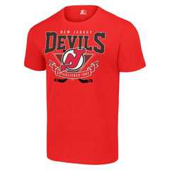 New Jersey Devils Starter Team Logo Graphic T-Shirt Red