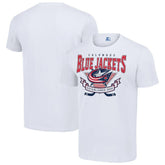 Columbus Blue Jackets Starter Team Logo Graphic T-Shirt White
