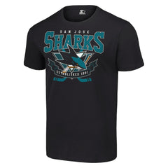 San Jose Sharks Starter Team Logo Graphic T-Shirt Black