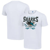 San Jose Sharks Starter Team Logo Graphic T-Shirt White
