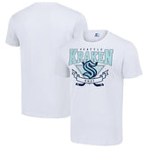 Seattle Kraken Starter Team Logo Graphic T-Shirt White