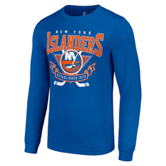 New York Islanders Starter Team Logo Graphic Long Sleeve T-Shirt Royal