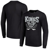 Los Angeles Kings Starter Team Logo Graphic Long Sleeve T-Shirt Black
