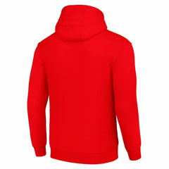 Calgary Flames Starter Team Logo Graphic Fleece Tri-Blend Pullover Hoodie Red