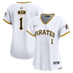 Pittsburgh Pirates Women's #1 Mom Home Limited Jersey White | Nike